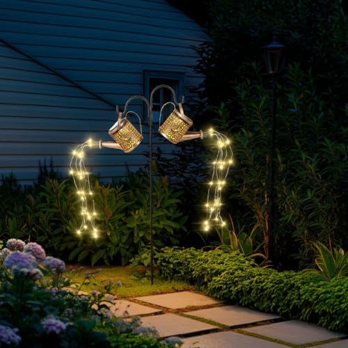 JIAJIAMEI Solar Watering Can Lights Outdoor Garden Decor by JIAJIAMEI - Used condition - Image 7