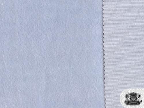 Miniatura 2 de Tela Minky Solid AZUL CLARO por yarda