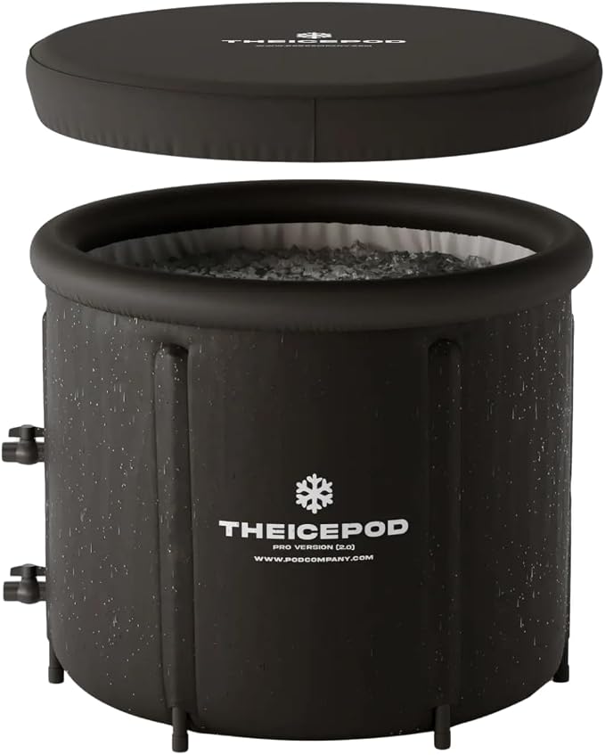 The Ice Pod Pro – Premium Cold Plunge Tub for Daily Recovery – Extra-Insulated Design with Thermal Lid – Built for Comfort, Performance & Durability - The Pod Company