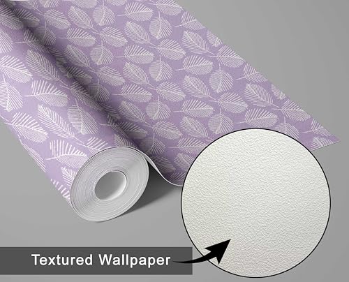 Papel tapiz morado S4Sassy de vinilo autoadhesivo con hojas de 63,5x152 cm 8