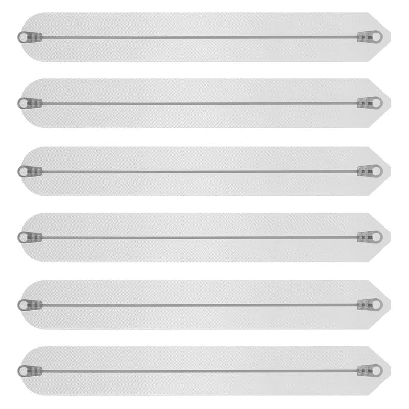 Image of ALPAS 8 Inch Sealing Machine Replacement Kit - Set of 6 Flat Heating Elements with Teflon Cloth Strip | Compatible with Impulse Sealers | Easy Install for Heat Seal Machines