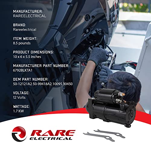 Rareelectrical Marine Coated Starter Compatible With Volvo Penta 4.3L 5.0 5.7 350 1998-Up 30450 9000819 3854751 Tm000A24301 Sae J1171 #TOP5