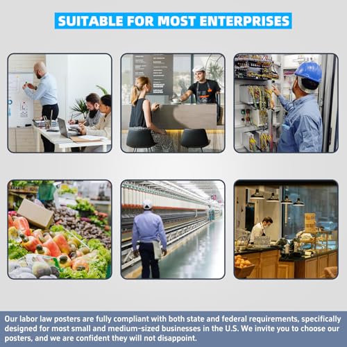 2026 florida state and federal labor laws poster - english amp spanish combo - osha workplace compliant - uv waterproof laminated 2434 x 3634 - mandatory regulations posting for employees