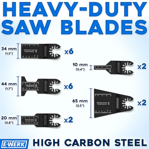 Lames de Scie et Kit Ponçage Multitool pour Finir Vos Coupes de Précision - 3