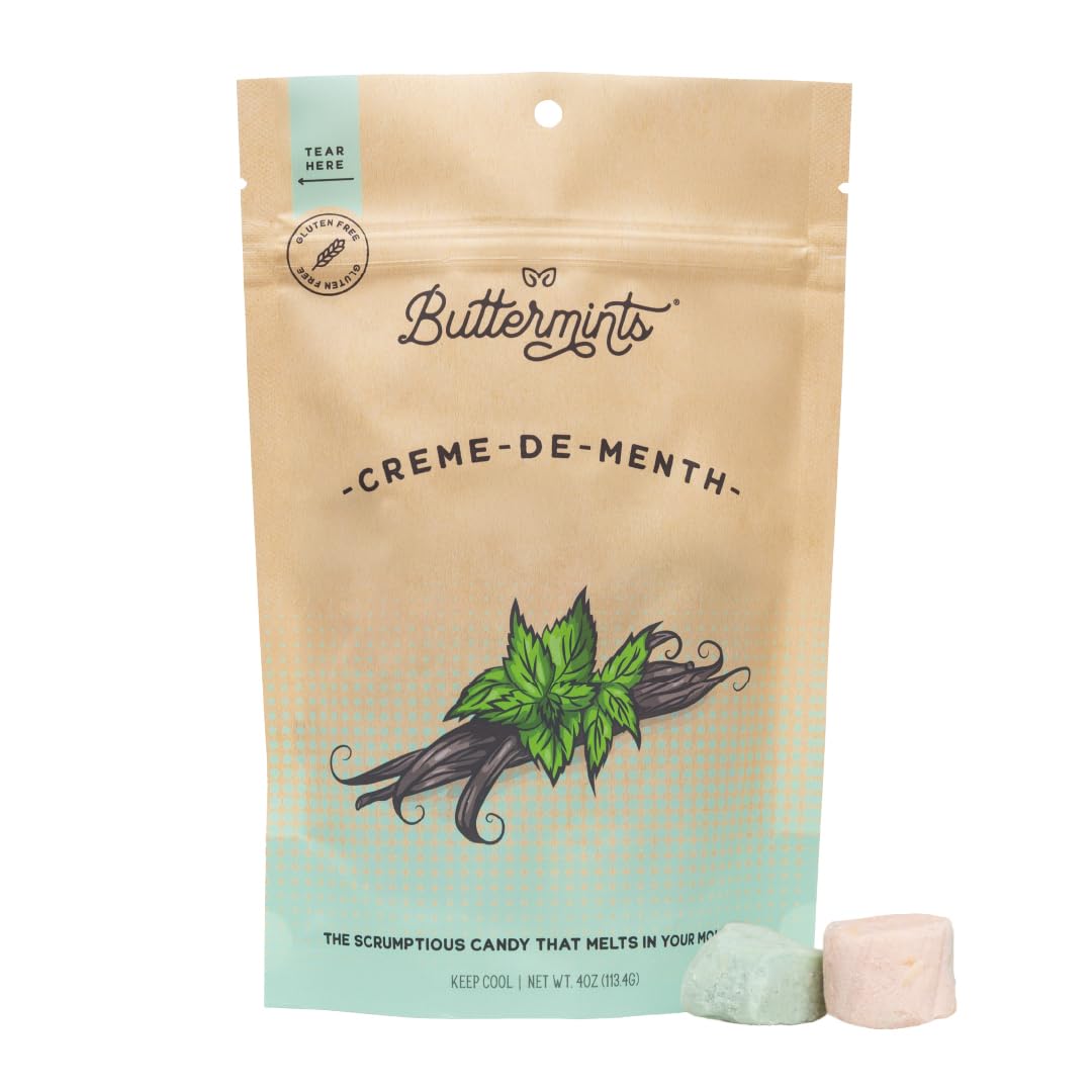 Buttermints The Bestsellers, Butter Mints Yellow Gold Candy Minty Gluten-Free Soft Taste, Unexpectedly Scrumptious (5 Pack)