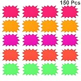 HOMSFOU Kreative Preisschilder aus Leuchtenden Lebensmittelpreisschilder für Geschäfte Orange Grün Rot Praktische und Auffällige