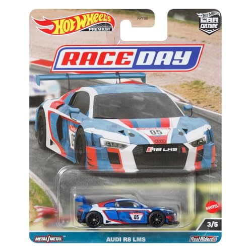 Hot Wheels Car Culture 2023 Race Day Set de 5 vehículos miniatura 6