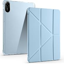 Redmi Pad 2 11  n  ile Uyumlu Kalem B lmeli Tri Folding Smart Standl  Tablet K l f , Mavi
