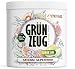 Produktbild Superfood Drink Pulver ZITRONE-LIMETTE 300g - natürliche Vitamine, Mineralstoffe & Antioxidantien - das Beste aus über 40 Sorten Obst, Gemüse, Algen und Gräsern - GRÜNZEUG Smoothie Pulver - 100% vegan