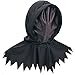 Rubie's Deluxe Hidden Face Hood Costume, Black, One Size