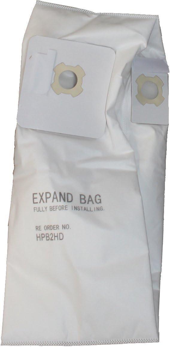 VacuMaid HPB2HD Utility Vac Filter Bag with two openings for UV Series Utility Vacs - Package of 3