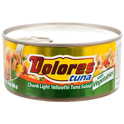 Dolores Tuna With Vegetables 10z Wholesale, (24 - Pack)