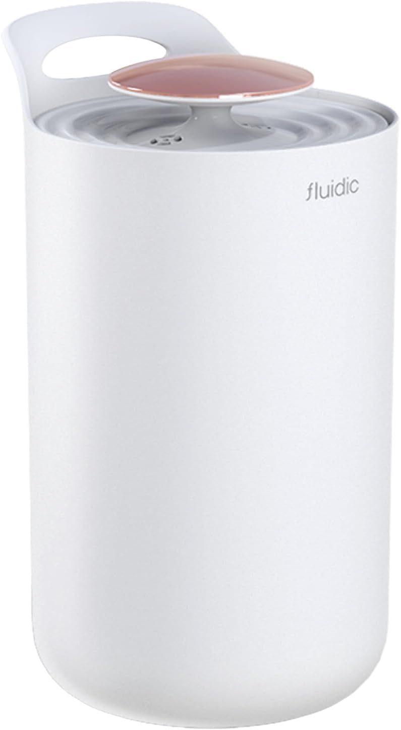 Food Waste Compost Bin with Vacuum Seal Lid, 0.8 Gallon / 3 Liter Odorless Mini Bin for Kitchen Countertop – White