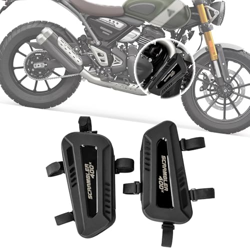 HUANGCJCJ For �X�s�[�h400 Speed 400 �X�N�����u���[400X Scrambler 400X �p �o�C�N�p�T�h���o�b�O �h���g���C�A���O���t���[���o�b�O �l�X�ȃo�C�N�ɑΉ� �n�[�h�V�F���T�C�h�n���M���O�o�b�O ���@�\�V�[�g�`���[�u�A