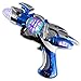 Blue Light Up Space Toy Gun with Sound Effects and Spinning Multicolor LEDs