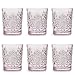 Produktbild Libbey Trinkglas Hobstar Charm Lavender - 355 ml / 35,5 cl - 6 Stück - Vintage-Design - spülmaschinenfest - hohe Qualität