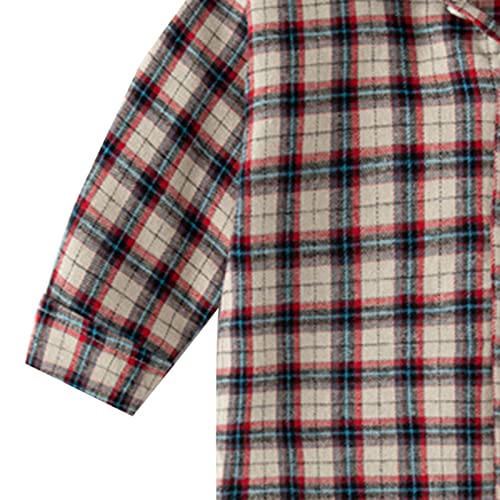 Toddler Boys Long Sleeve Winter Autumn Hooded Shirt Tops Coat Outwear For Baby Clothes Baby Girls' Shacket Jacket Coat3