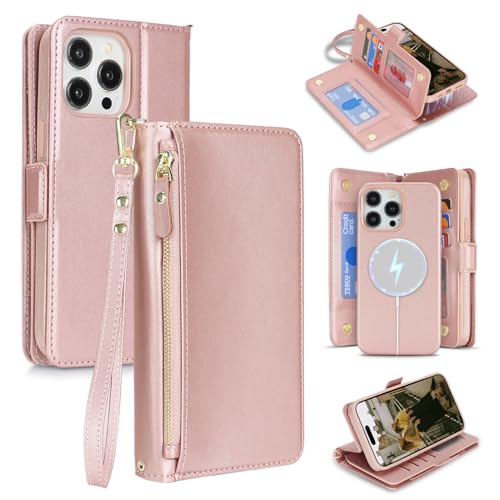 Cavor �Ή�iPhone15 Pro Max�P�[�X�蒠�^iPhone15 Pro Max MagSafe�P�[�X���K����X�giPhone15 Pro Max�P�[�X �X�g���b�v�t���X�}�z ���E�\ �w�ʃ|�P�b�g�t���A�C�t�H��15Pro Max ���z�^�J�o�[