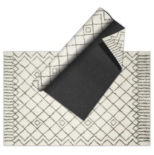 Alfombra vinilo salón lavable Asilah 100x160 impermeable para terraza 7
