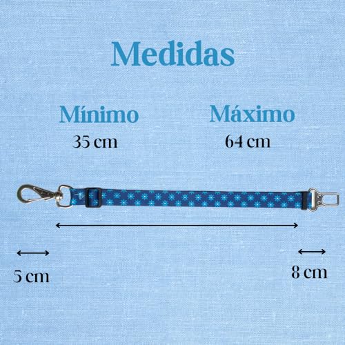MY PET BRASIL Cinto De Segurança Para Cães 80Cm Regulável Adaptador De Carro Para Cachorros Guia Pet