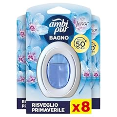 Ambi Pur Bagno, Profumatore Per Ambienti Ad Azione Continua Eliminazione E Prevenzione Degli Odori, Lenor Risveglio Primaverile 8 Pezzi