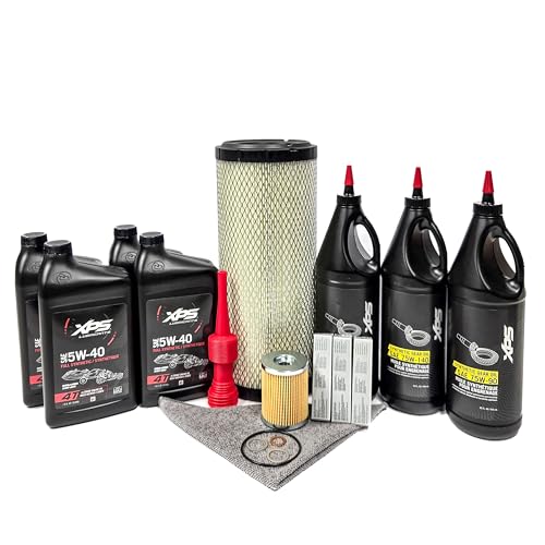 Can-Am 2020-2026 Maverick X3 XPS Oil Change FULL SERVICE Maintenance Kit With Air fIlter and Spark Plugs C07