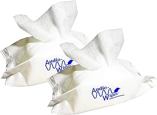 Audiowipes Towelettes Portable Pouch with pack of two