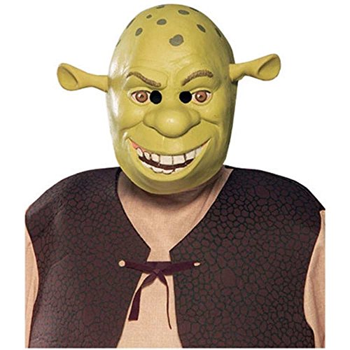 Vinyl 3/4 Shrek Mask Costume Accessory