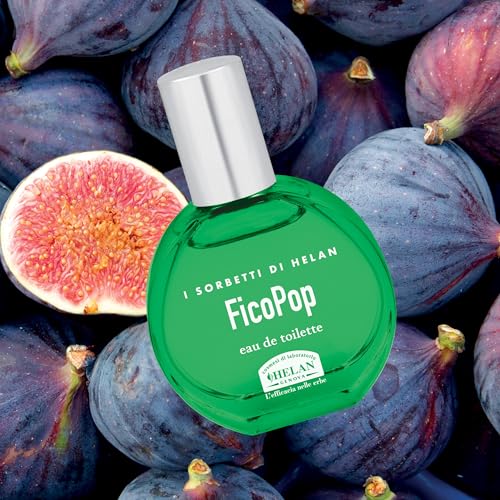 Helan I Sorbetti Ficopop - Profumo Donna E Uomo Fresco Fruttato Con Acqua Di Anguria E Polpa Di Fico, Gelsomino E Fiori Di Pesco, Eau De Parfum Con Note Di Miele E Ambra, Profumi Estivi Leggeri, 30 Ml - 2