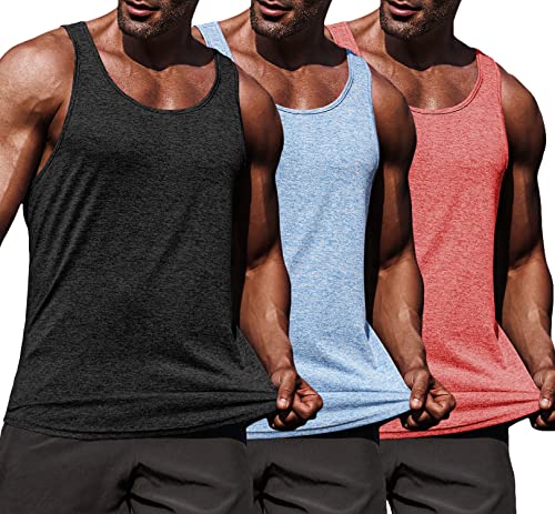 Débardeur de sport homme polyvalent COOFANDY lot de 3 confort fitness XL