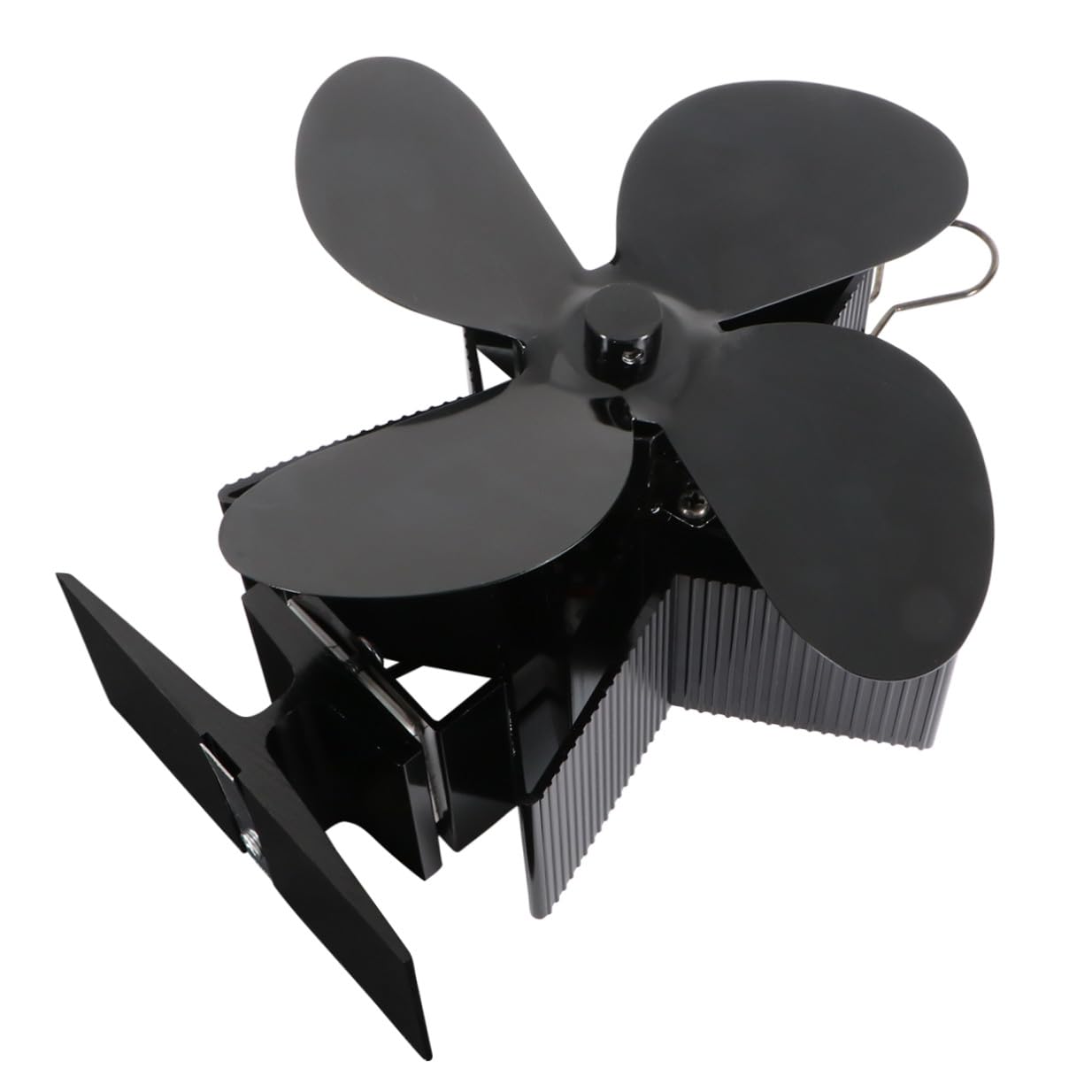 Genérico Ventilador por Aluminio Chimenea Alimentado de Negro Calor