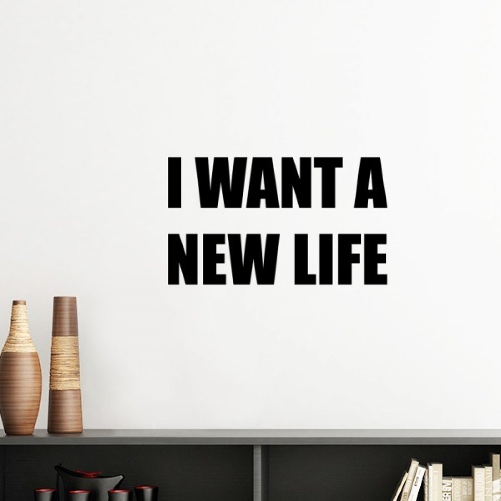 Wall Sticker Silhouette Amovible Orange 60cm DIYthinker pour Déco Chambre