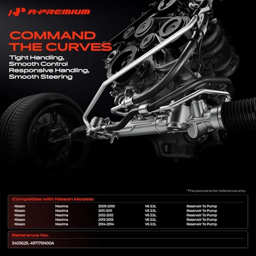 A-Premium Power Steering Reservoir Hose Assembly Compatible with Nissan by A-Premium - Used condition - Image 2