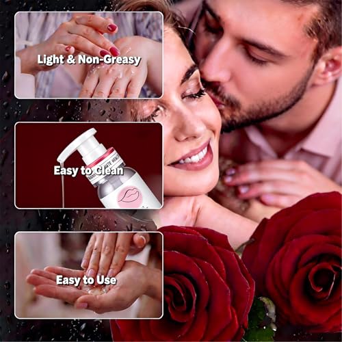 Image of Fast Orgasmic Lubricant, Female Arousal Pleasure Gel, Edible Climax Water-Based Lube, Suitable for Women and Couples (Pink)