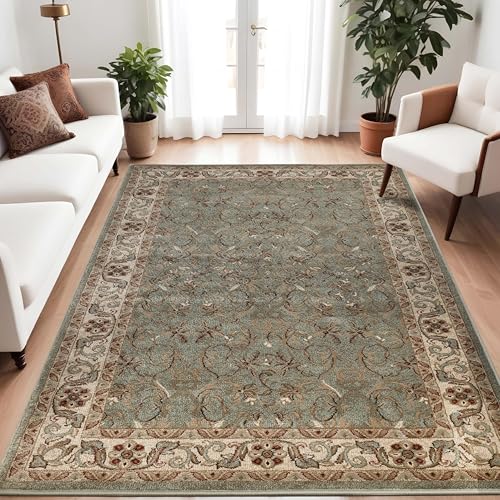 Superior tapete interior juteado 9' x 12' verde miniatura 2