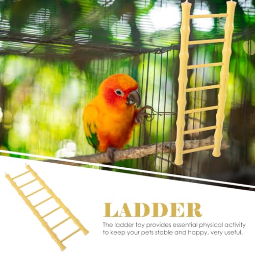 Perruches et hamsters actifs : échelle à oiseaux suspendue Yardwe - 5