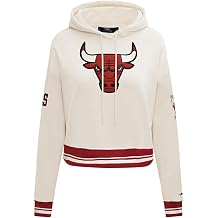 Pro Standard Womens NBA Retro Classics Brushed Back French Terry Cropped Pullover Hoodie