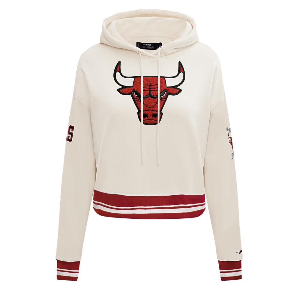 Pro Standard Damen NBA Retro Classics W Rib FLC Cropped Po Hoodie Kapuzenpullover