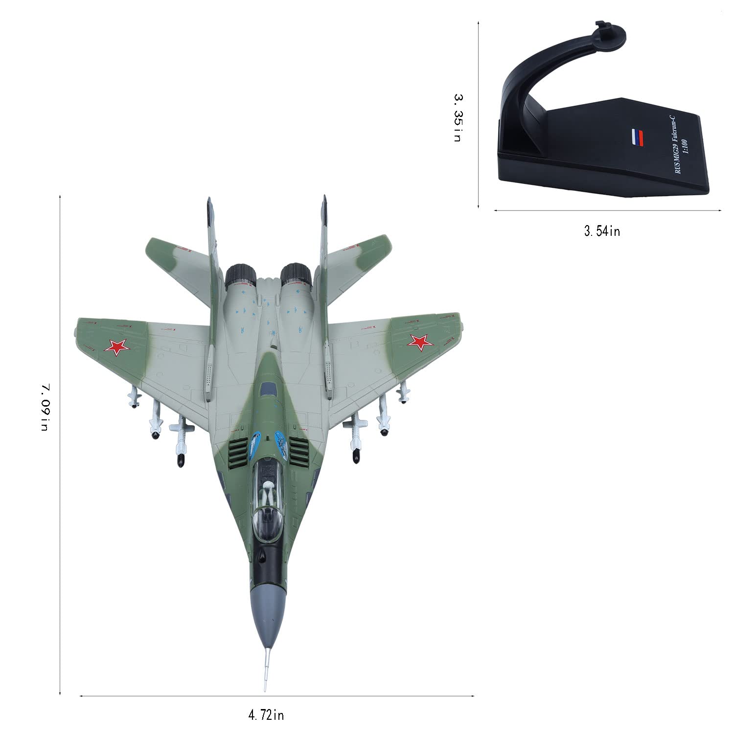 MiG-29 模型 航空機ディスプレイ Amazon.co.jp: Udnorbay MiG-29 戦闘機 金属航空機モデル 1/100 軍用機