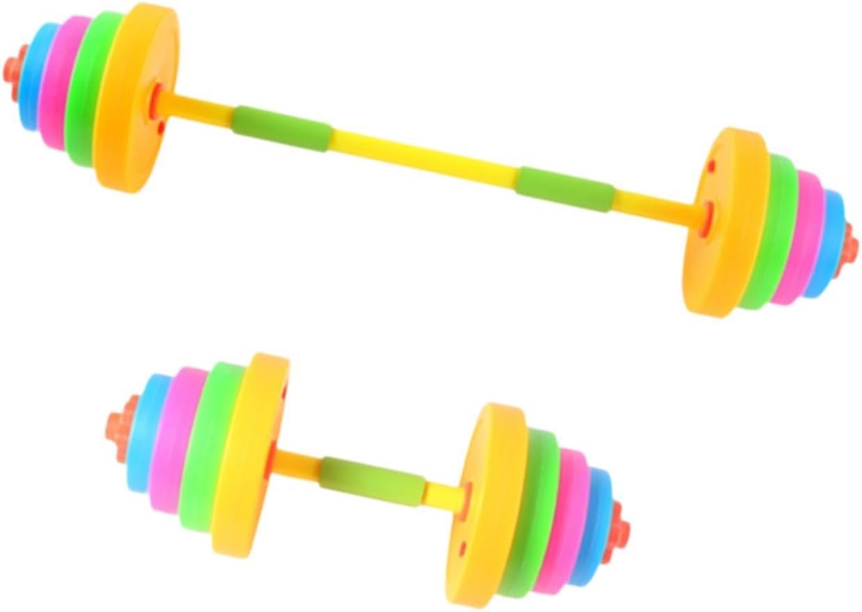 harayaa Kids Toys Dumbbell Children Barbell Adjustable Workout Toys Workout Equipment Training Gym Weights Weight Set