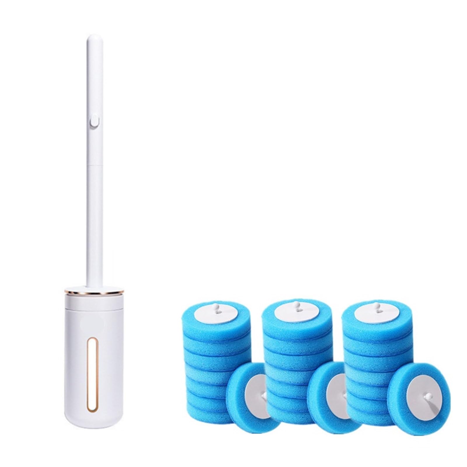 Toilettenbürste, Wandmontage, Ersatzkopf, Reinigungswerkzeug, WC-Set, Badezimmerzubehör(Brush Set 3)