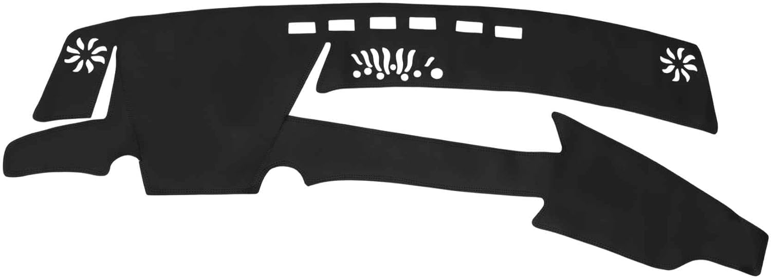 Dashboard Cover for Lexus ES300 2019-2020 Dash Cover Mat Carpet Center Console Dash Cover Mat Car Interior Anti-Slip Faux Leather Black 1 Pc