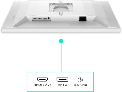 Philips 24M2N3201A - 23.8 inch Full HD gaming monitor, 180 Hz, 1ms GtG, FreeSync Prem., G-Sync comp. (1920x1080, 2x HDMI, DisplayPort) white - 4