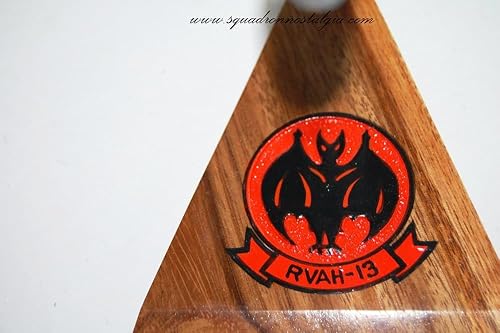 Miniatura 5 de RVAH-13 Bats RA-5C (USS Independence) Vigilante Model, 1/50th (18") Scale, Mahogany, Navy