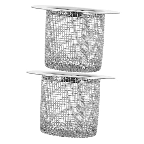 2 Tapones Antiobstrucción Para Desagüe De Suelo Para Bañera Atrapapelos Para Desagüe De Ducha Tapa Para Sifón De Ducha Colador De Fregadero Desagüe De Acero Inoxidable