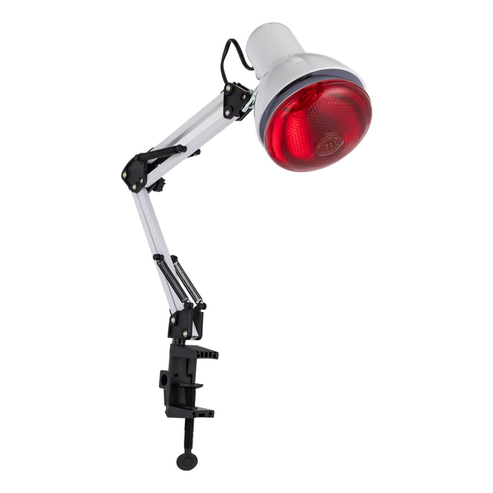 MINRS Lampada a infrarossi, lampada a luce rossa, lampada a infrarossi, 150 Watt, regolabile in altezza e pieghevole, per alleviare il dolore e il rilassamento muscolare