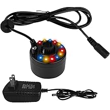 PULACO Mist Maker, Indoor Fountain Mister Foggers, Small Pond Fog Machine Atomizer Air Humidifier Perfect for Water Feature, Halloween