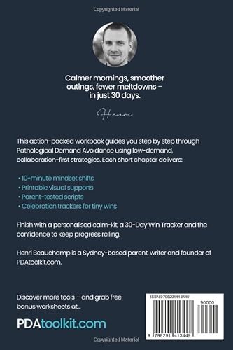 The 30‑Day PDA Low‑Demand Toolkit: A Practical Workbook for Parents (The PDA Toolkit Series)