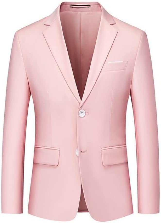 Blazer for Men Slim Fit Suit Jacket Sport Coats Formal Dress Jacket 2 Button