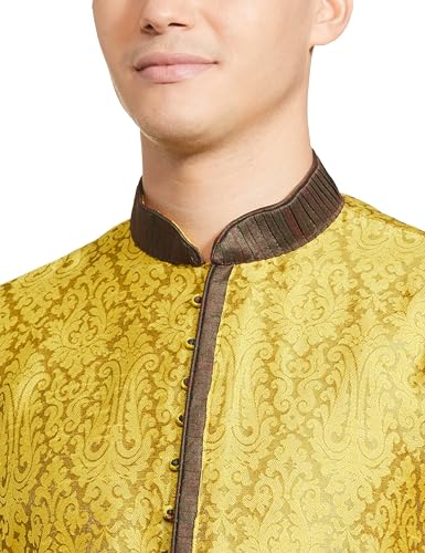 Image of Manthan Art Silk Casual Kurta for Men